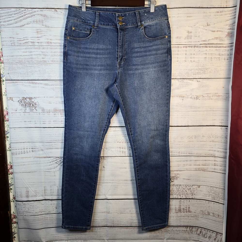 d. jeans Skinny High-waisted Womens Size 12‎ Jeans in Blue NWOT Recycled Denim